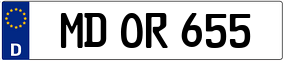 Truck License Plate
